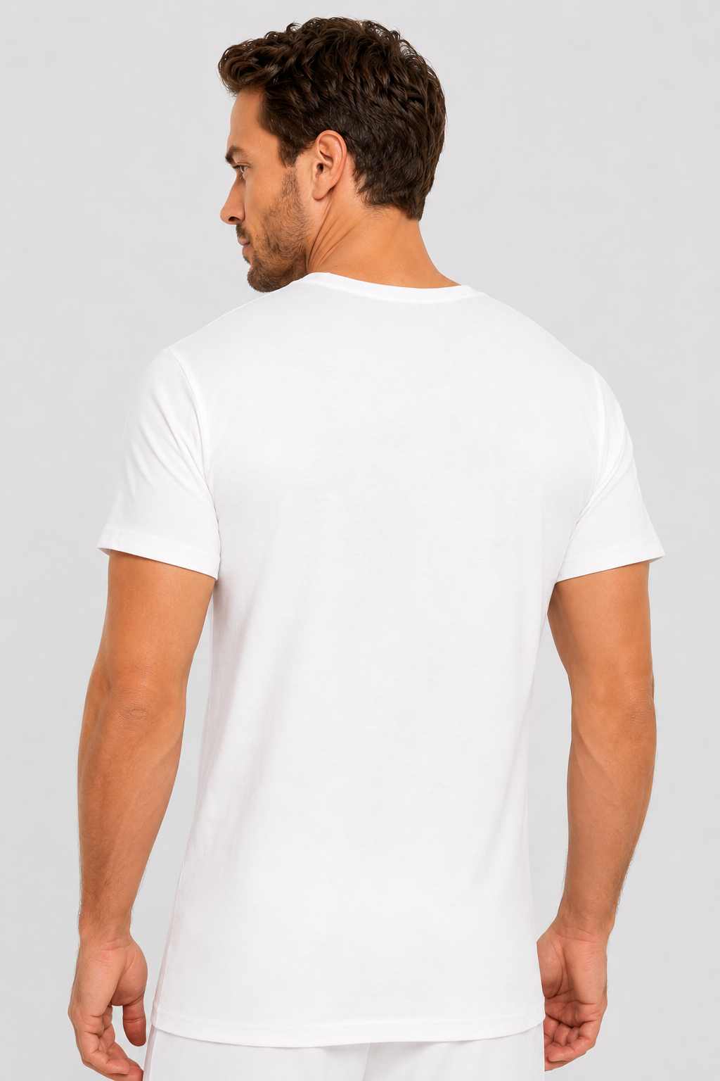 T-shirt z okrągłym dekoltem, bawełna