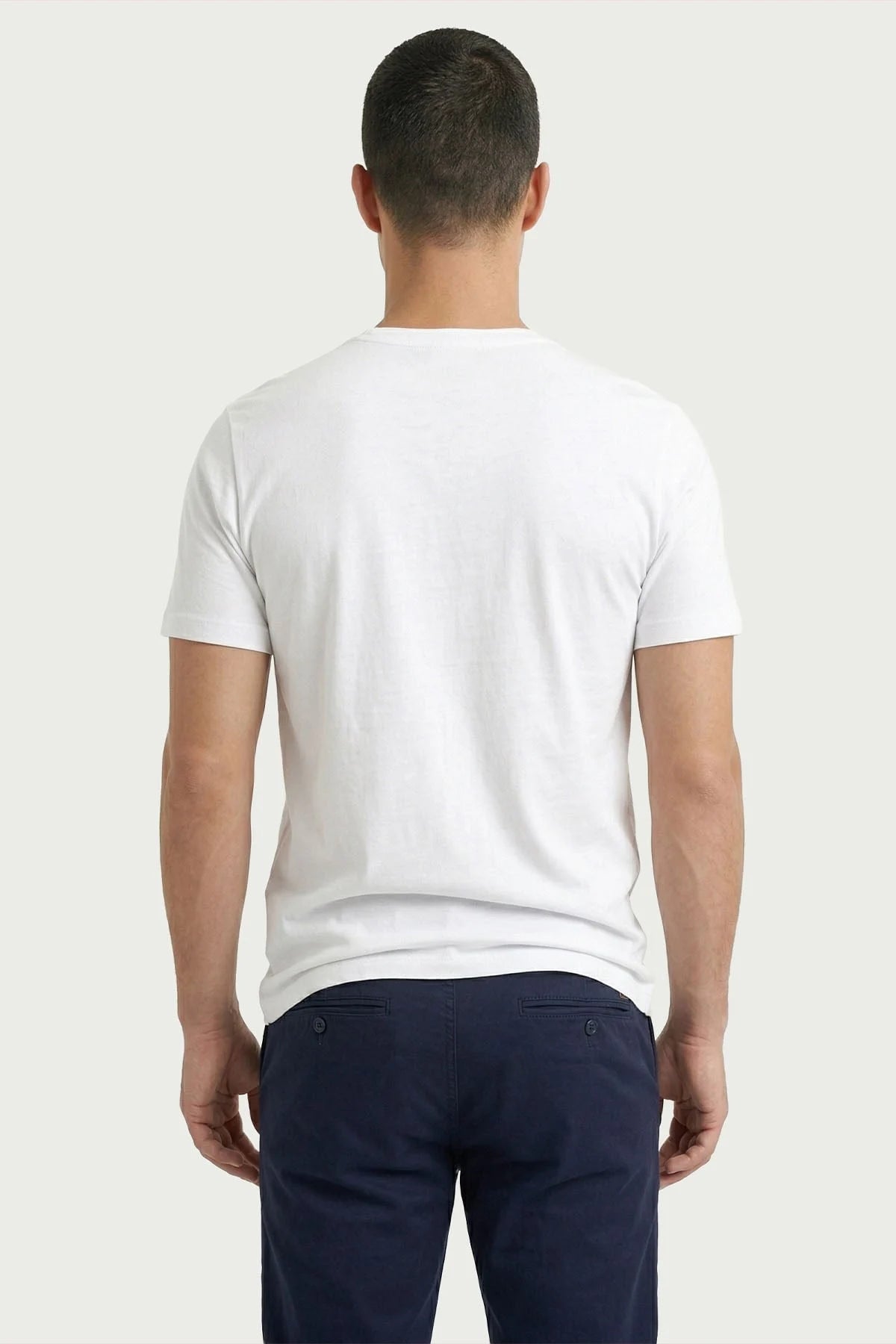 T-Shirt z dekoltem okrągłym, bambus