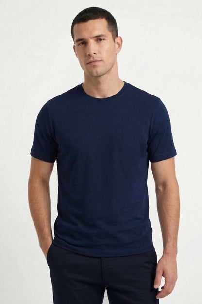 T-Shirt z dekoltem okrągłym, bambus